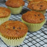 Banana Peanut Butter Chocolate Chip Muffin