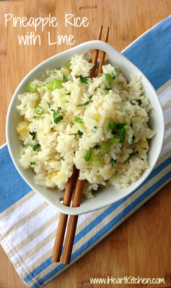 Pineapple Rice With Lime