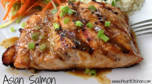 Asian Salmon - I Heart Kitchen