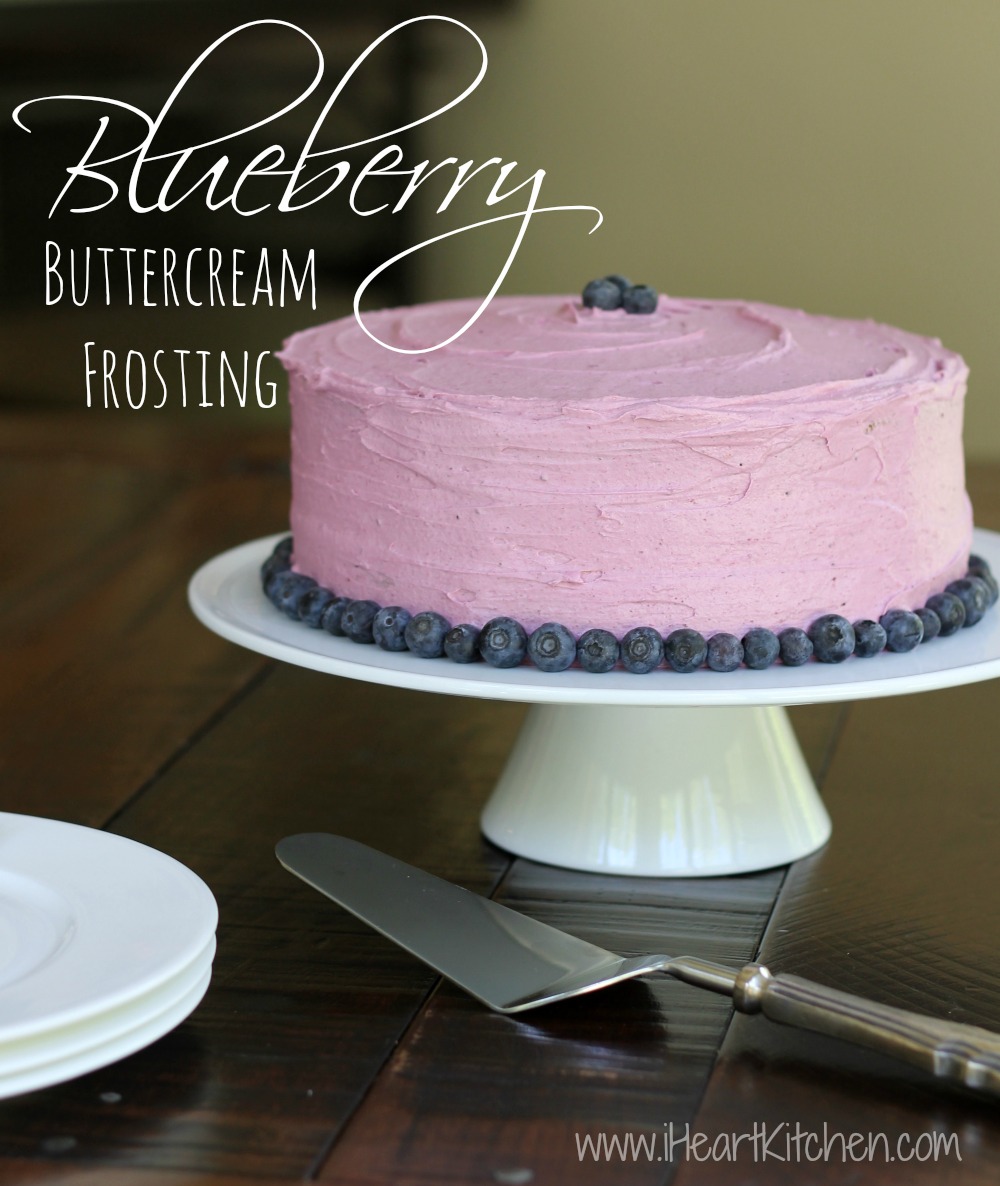 Blueberry Buttercream Frosting