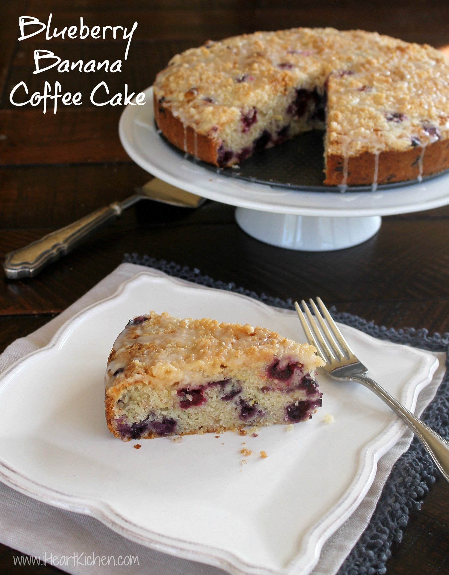 Cream Cheese Stuffed Banana Bread Coffee Cake - Carlsbad Cravings