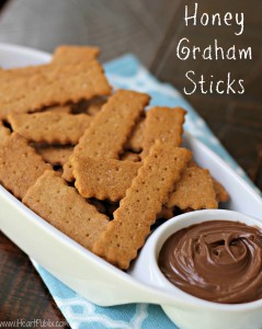 Homemade Honey Graham Sticks